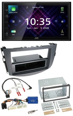 JVC DAB 2DIN Lenkrad Bluetooth USB Autoradio für Toyota RAV 4 ab 2011 28 Pin - Bild 1 von 4