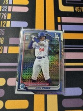 2024 Bowman Chrome #BCP-158 Jeral Perez Prospects Mojo Refractors