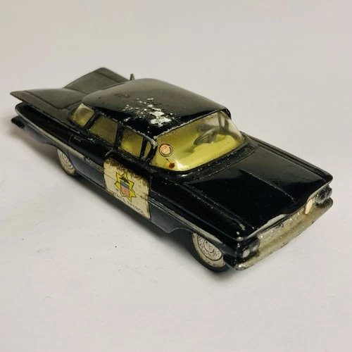 Corgi Toys #223 Chevrolet Impala State Patrol Police Car - Vintage (ref15)