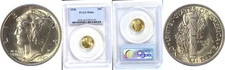 1920 10C Mercury Dime PCGS MS-66