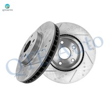 Front Drilled Slotted Brake Disc Rotors 296mm To 2006-2008 2014 2015 Lexus IS250