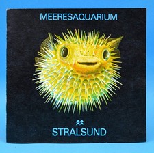 Meeresaquarium Stralsund | DDR Meeresmuseum Sch&ouml;ner Prospekt 1983 L1
