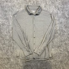 UNTUCKit Luxe Button Down Shirt Men's XL Slim Fit Gray Long Sleeve