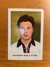 Sammelkarte Ernst-Günther Habig vom 1. FC Köln 1961-62 Heinerle Koening Fussball