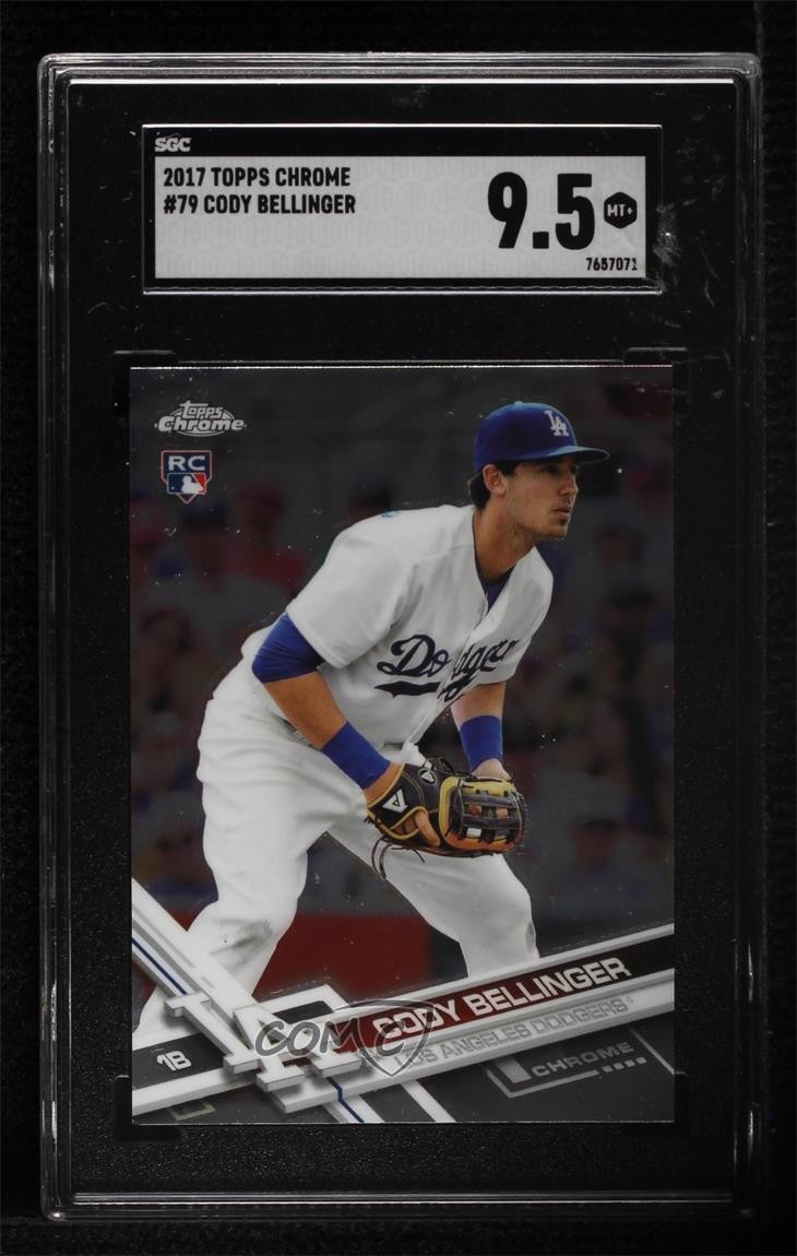 2017 Topps Chrome Cody Bellinger #79 SGC 9.5 Mint+ 09wh