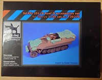 Sd.Kfz 251/9 Ausf D Accessories Set For Tamiya In 1/35 Von Blackdog