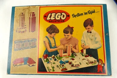 Lego System 700/3a Hausbausteine Steine aus 1958 in Verpackung  S-5802 - Bild 1 von 4