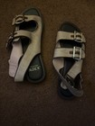 NWT J.Crew $198 Carsen Made-in-Italy slingback sandals in faux raffia, Sz 7 — photo 1