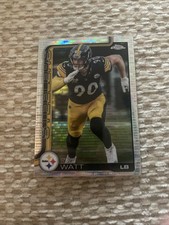 2025 Topps Chrome Football TJ Watt Pulsar #258 Steelers