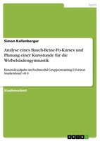 Analyse Eines Bauch-Beine-Po-Kurses Und Planung Einer Kursstunde FüR Die...