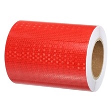 Reflective Tape 8 Inch x 82 ft Waterproof Reflector Tape Red