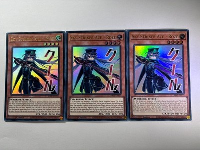 3 x Himmelsstürmer Ace - Roze RA05-DE133 Ultra Rare 1. Auflage YuGiOh Playset NM