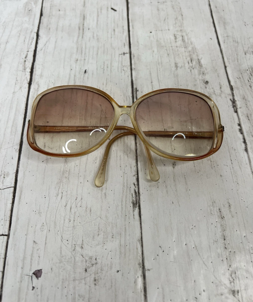 Metzler 3086 748 Glasses Frames Gold Brown Butterfly Round Germany 130mm 80s VTG Metzler In Vintage Eyeglasses for sale | eBay main image 4