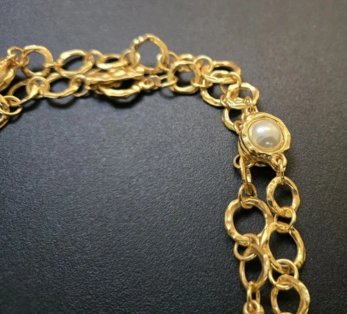 Karine Sultan Luminous Pearl Station Necklace - Picture 2 of 9