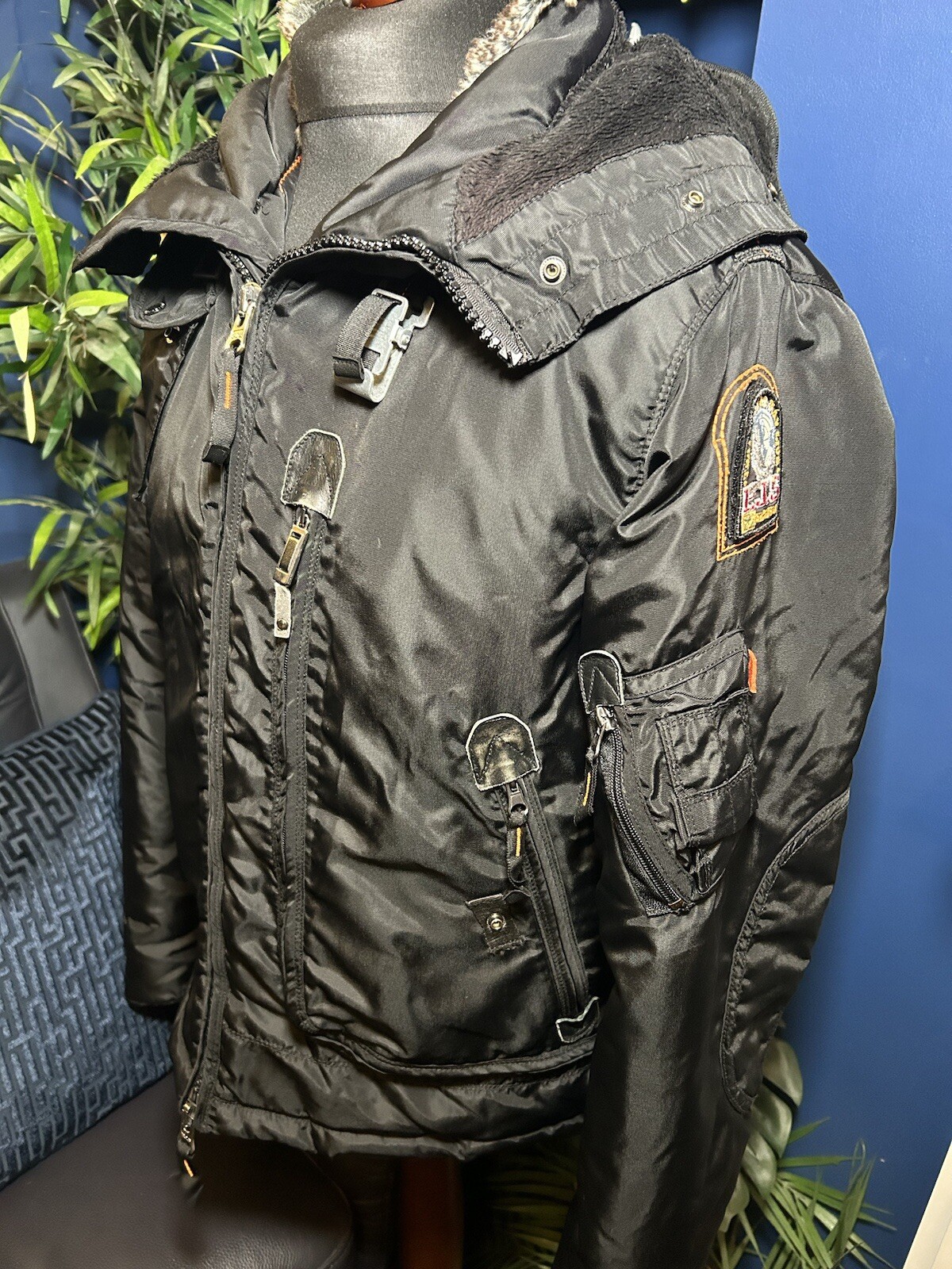 Parajumpers Gore-Tex Down Masterpiece Series Gobi Flight Hooded Coat Mens Small image 7