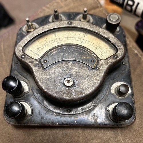 VINTAGE WESTON ELECTRICAL MODEL 280 VOLTMETER NEWARK NJ USA UNTESTED eBay