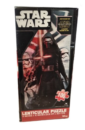 Star Wars The Force Awakens Lenticular Puzzle 100 Pc Kylo Ren Sealed - Picture 2 of 3