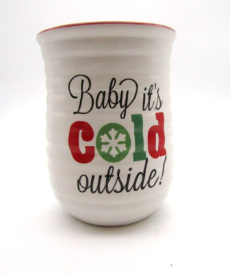 Hand Warmer Mug Jumbo Baby It's Cold Outside Coffee Mug Dei Dennis East 16 Oz.