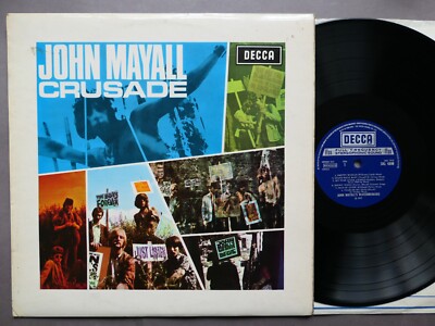 John Mayall   Crusade  LP  Decca SKL 4890  UK   EX+   Bluesrock  w. Keef Hartley