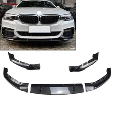 US Front Bumper Lip Side Splitter Cover For BMW 5 Series G30 G31 M Sport 2017-20