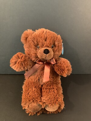 Plush In A Rush Brown Teddy Bear Stuffed Animal Soft Toy For Ages 3+ New