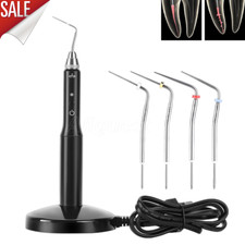 Dental Endodontic Gutta Percha Obturation System Endo Heated Pen+Tips Black