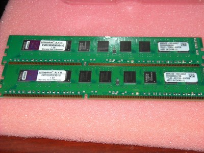 Kingston valueram memory 1gb dimm de 240 espigas ddr3 1333mhz / pc3-10600 - cl9 1.5v sin memory intermedia - ecc (740617150384)