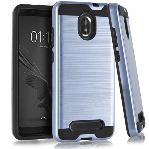 Funda protectora de teléfono con cepillo metálico para FOXXD MIRO L590 L590A - Imagen 3 de 6