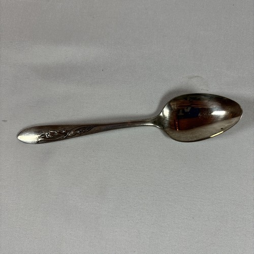 Cucchiaio neonato piastra argento Carlton 4 1/2"" lungo - Foto 2 di 4