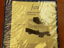 ALTO 114RS Sweeper Operator's Manual