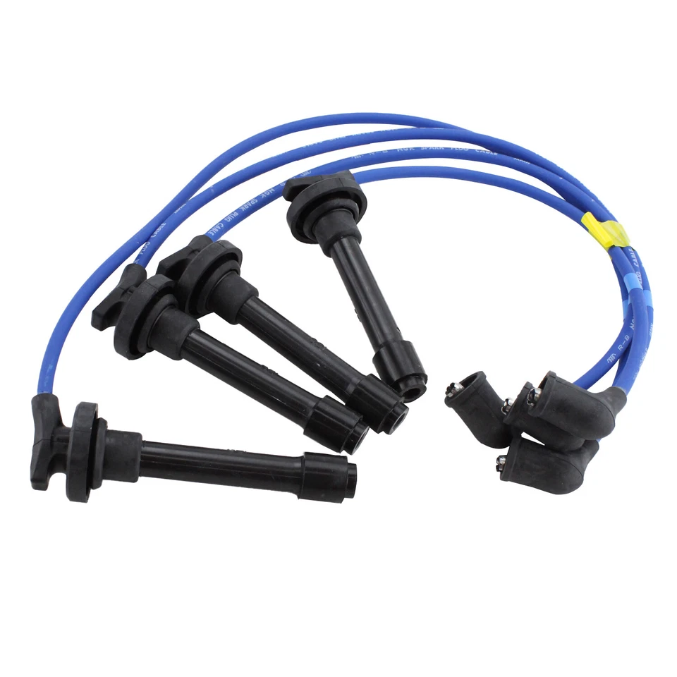 Juego de cables de bujía azul OEM HE82 para Acura Integra B18 NGK HECHO EN JAPÓN Foto 2 de 4