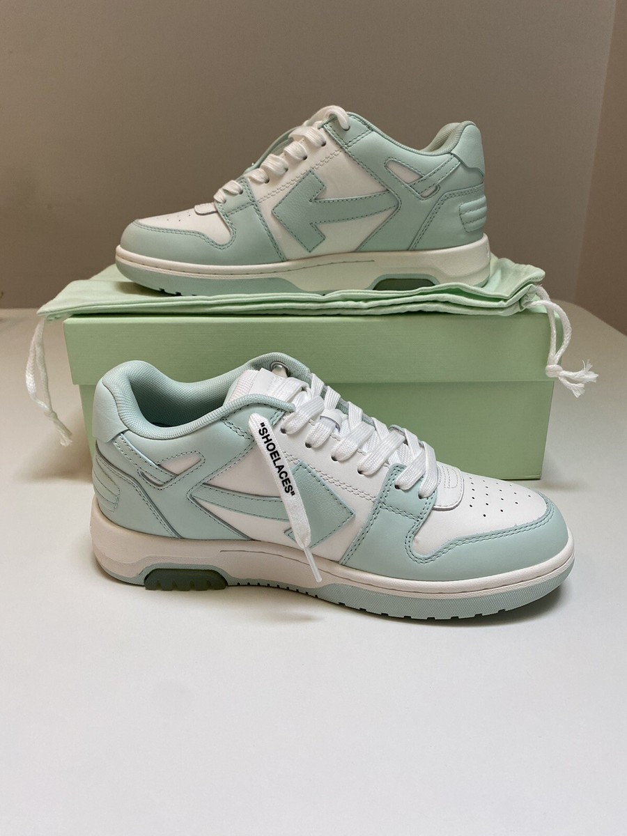 Off-White Out Of Office Sneaker in White/Mint sz 38 New in