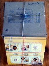 ORIGINAL-PAKET: ME 25.000,00: WHOLESALE: 1000 BLOCKS Rum&auml;nien Kolumbus 50 Jahre