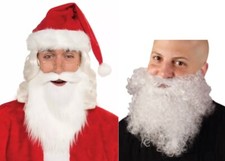 SANTA CLAUS BEARDS - Straight or Curly