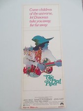 THE PIED PIPER US INSERT POSTER DONOVAN JACK WILD DONALD PLEASENCE 1971