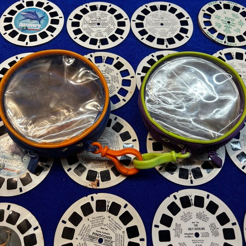 Vintage Set 16 Vintage View-Master Rollen und 2 Koffer - Bild 2 von 18