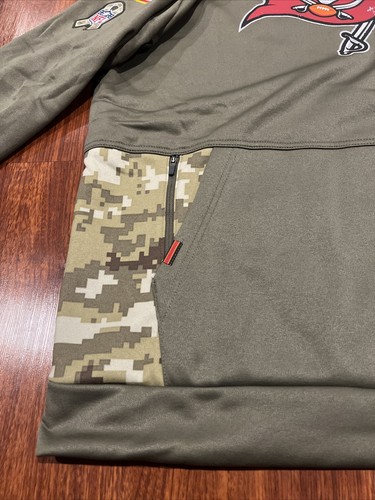 Nike Men’s Tampa Bay Buccaneers Salute To Service Hoodie Sweatshirt Large L Bucs - Picture 3 of 12