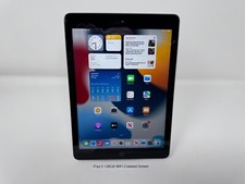 Apple iPad 5th Gen 128GB WiFi WiFi Only Gray - Cracked Screen