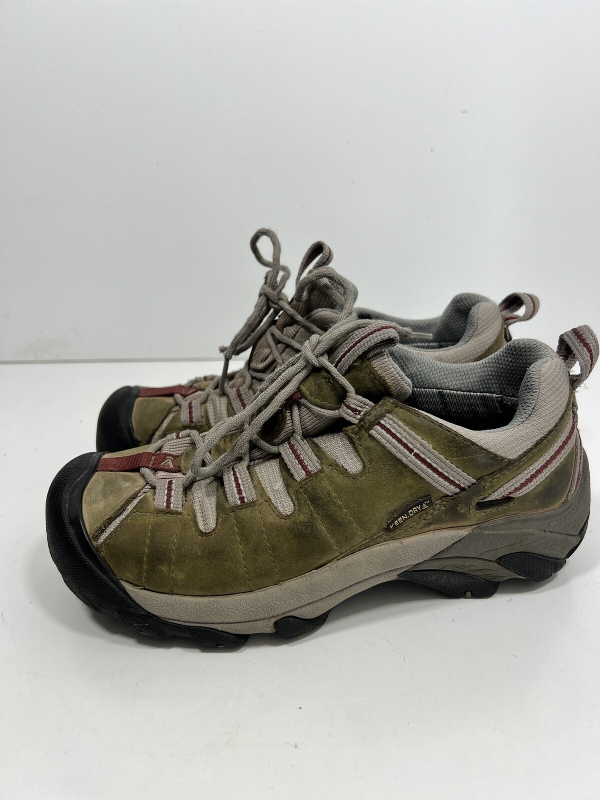 Scarpa da trekking donna impermeabile verde oliva KEEN Dry Targhee II taglia 6 5 EU 37