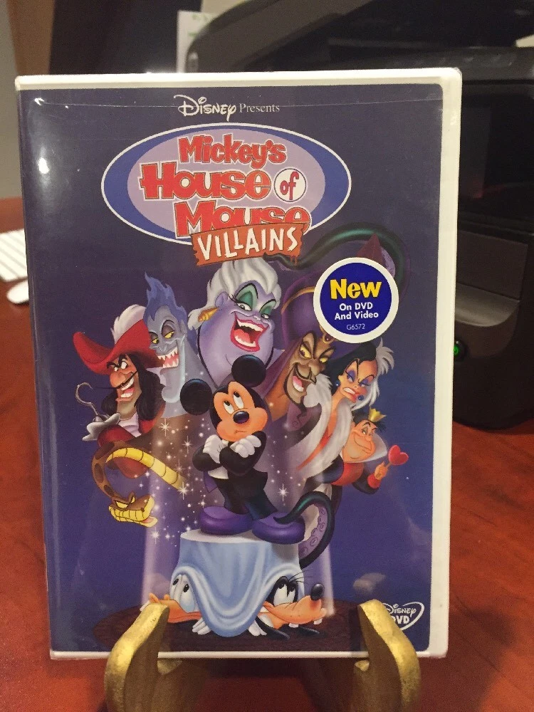 Disney s Mickey s House Of Villains DVD 2002 Mfg. Sealed