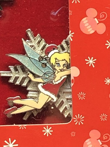 Walt Disney World Disneyland Tinker Bell Pin And Ornament Set 2006 NEW IN BOX - Foto 2 di 3