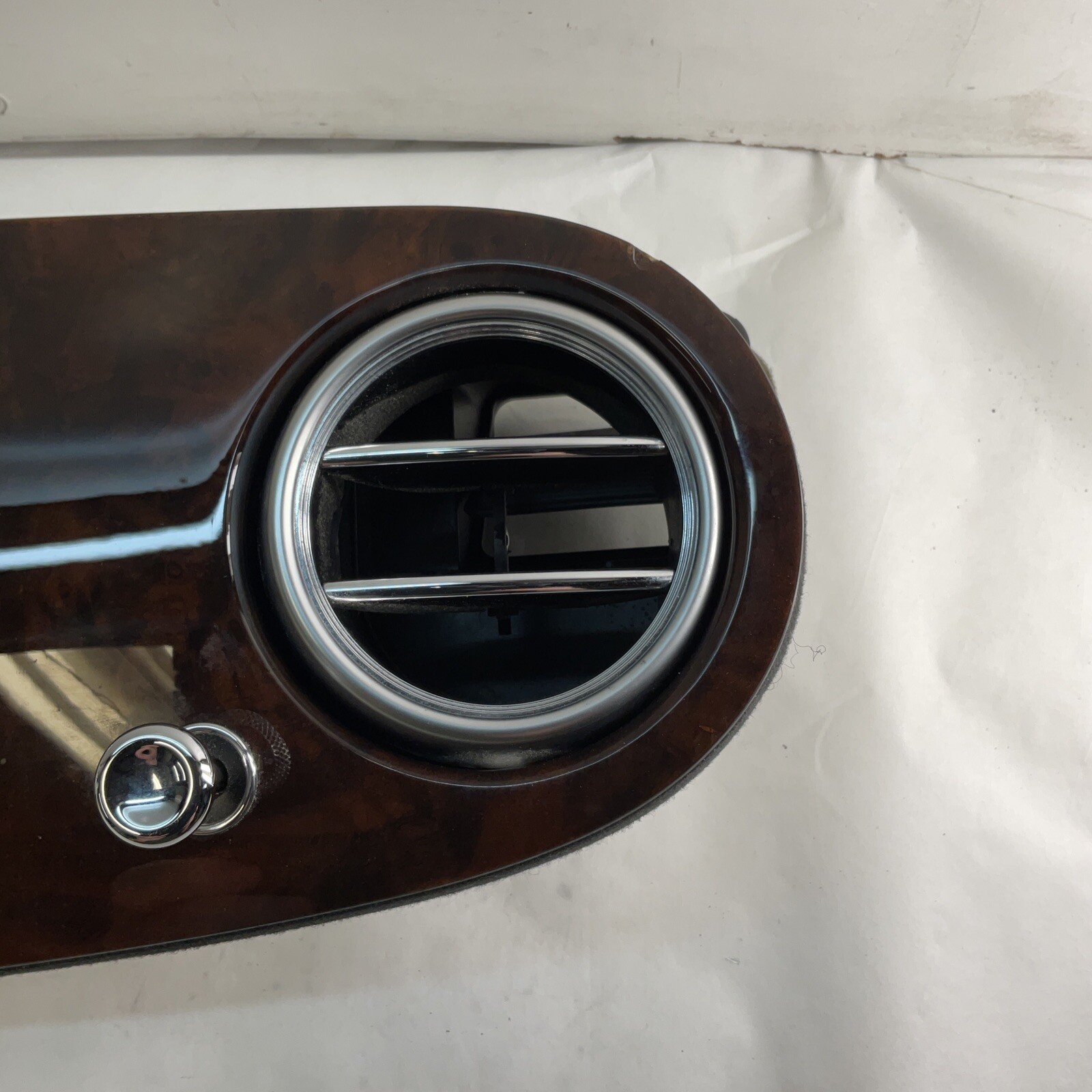 2006 Bentley Continental Flying Spur Speedometer Dash Wood Trim Bezel 3W0857059