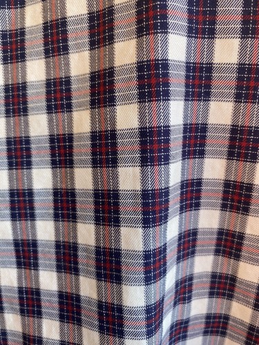 Duluth Trading Company Flannel Shirt Long Sleeve Red White And Blue XL - Picture 4 of 4