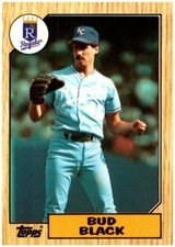 1987 Topps Tiffany Collection   #669 Bud Black FREE SHIPPING!