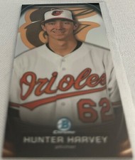2015 Bowman Chrome Baseball Hunter Harvey Baltimore Orioles Prospect Profiles