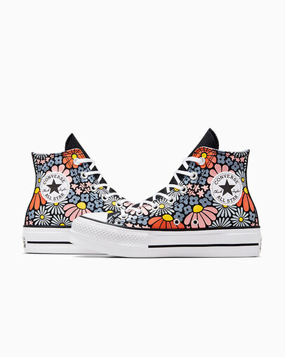 NEW Converse Chuck Taylor All Star Lift Platform Floral