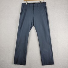 J Crew Thompson Flex Pants Men 31X30 Light Blue Grey Tapered Lightweight Stretch