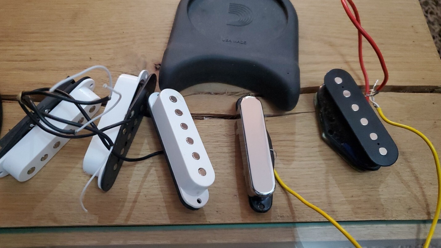 BOX OF GUITAR PARTS eBay