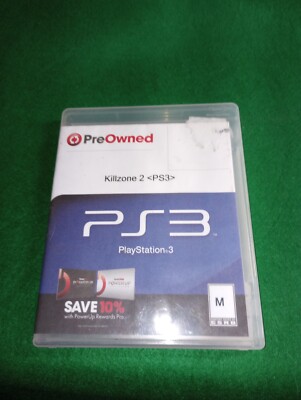 PLAYSTATION 3 KILLZONE 2 GAME AND CASE NO MANUAL!! IT DOES WORK!