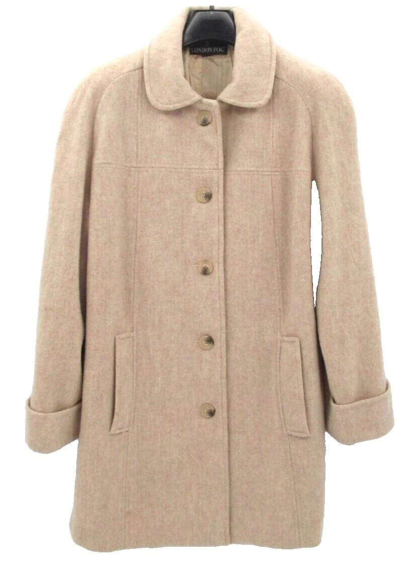 Abrigos marrón sólido London Fog, chaquetas y chalecos para Mujeres